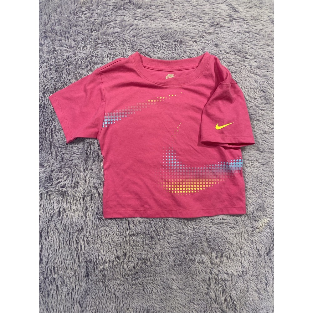 Nike Pre-School Double Dot Swoosh Boxy Tee Size 6